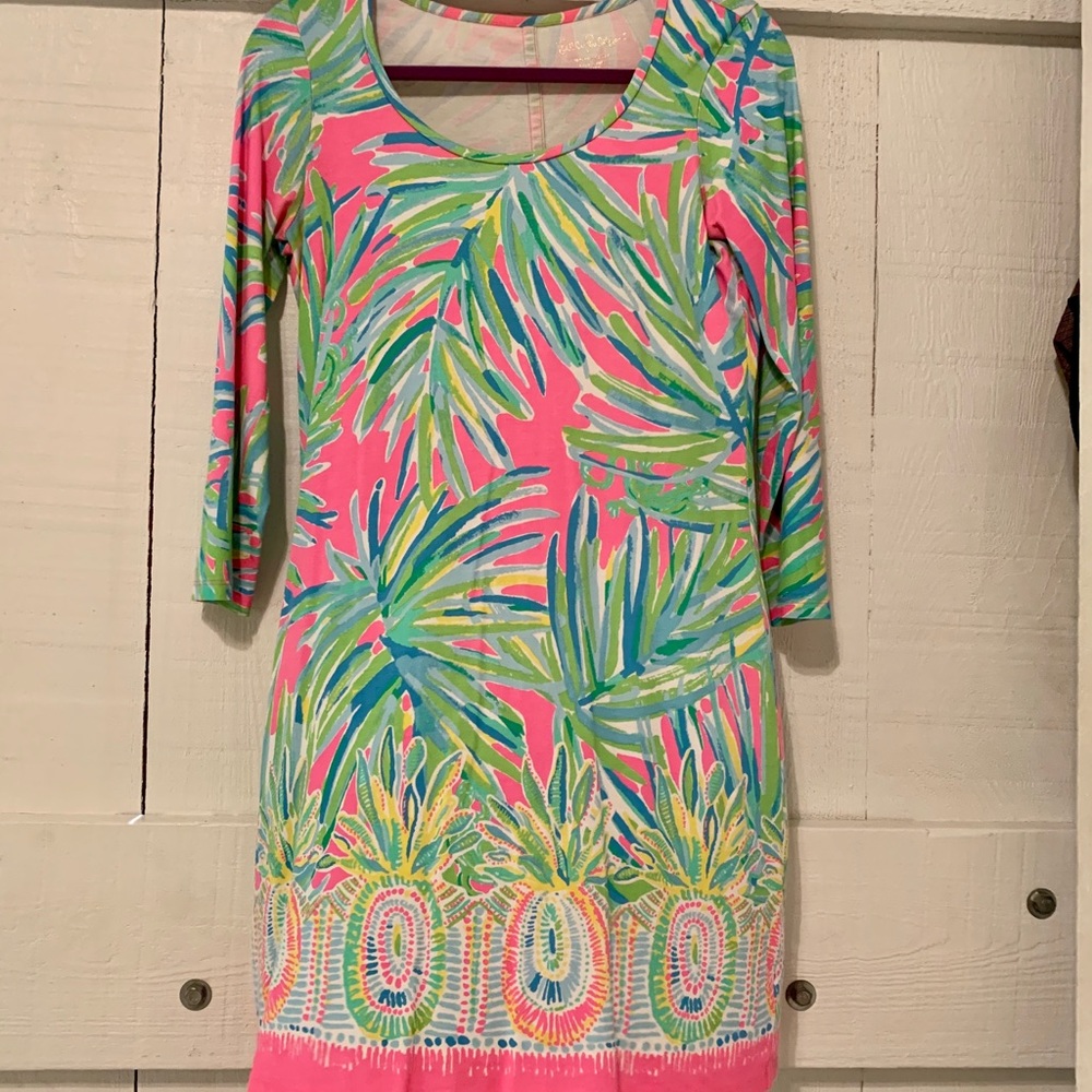 Lilly Pulitzer Tiki Pink Beacon Dress